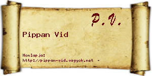 Pippan Vid névjegykártya